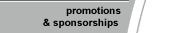 promotions and sponsorships