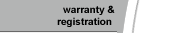 warranty and registration